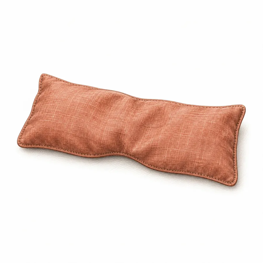 Eye Pillow, a yoga prop illustration