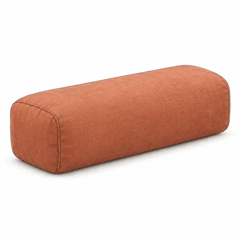 Yoga Bolster, a yoga prop illustration