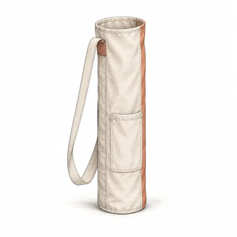 Yoga Mat Bag, a yoga prop illustration
