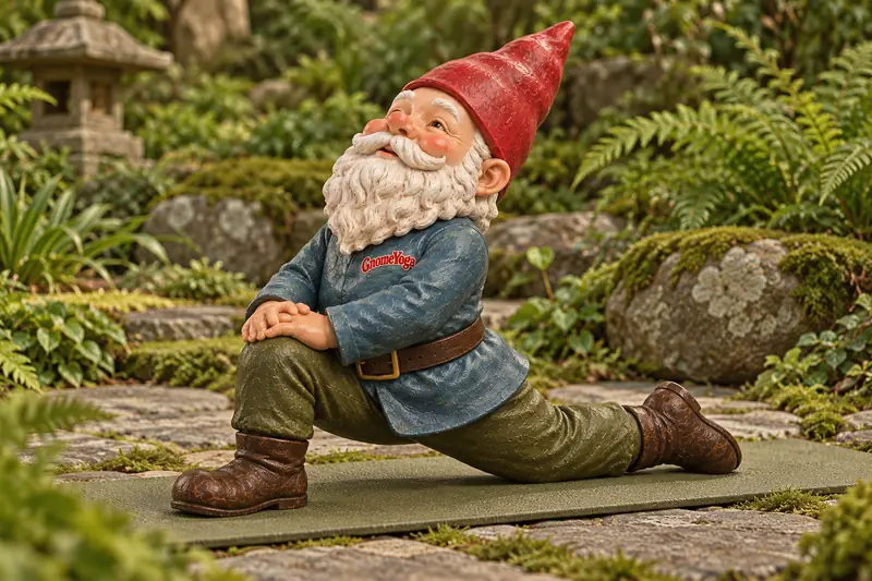 Hips & Legs yoga sequence with the gnome
