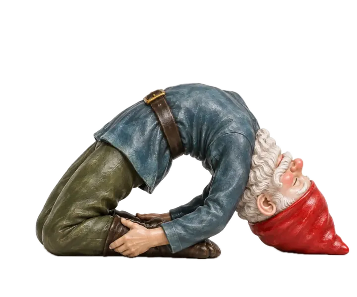 Yoga illustration: Little Thunderbolt — Laghu Vajrāsana