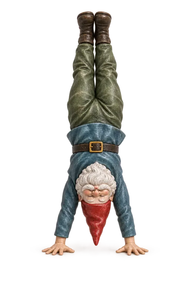 Yoga illustration: Handstand — Adho Mukha Vṛkṣāsana