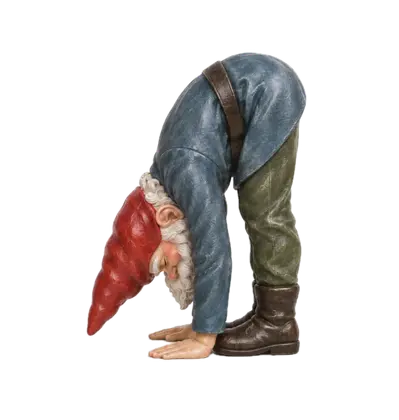 Yoga illustration: Standing Forward Bend — Uttānāsana