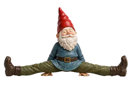 Yoga illustration: Center Splits — Samakoṇāsana