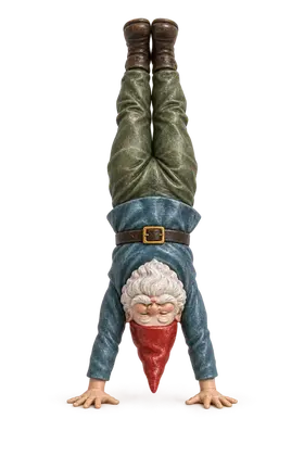 Yoga illustration: Handstand — Adho Mukha Vṛkṣāsana